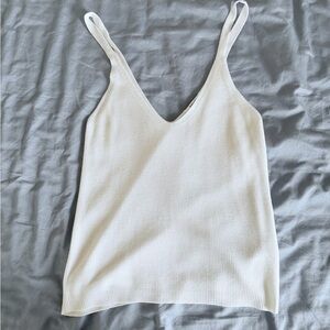 Splendid White Knit Camisole